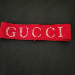 Red Used Gucci head band